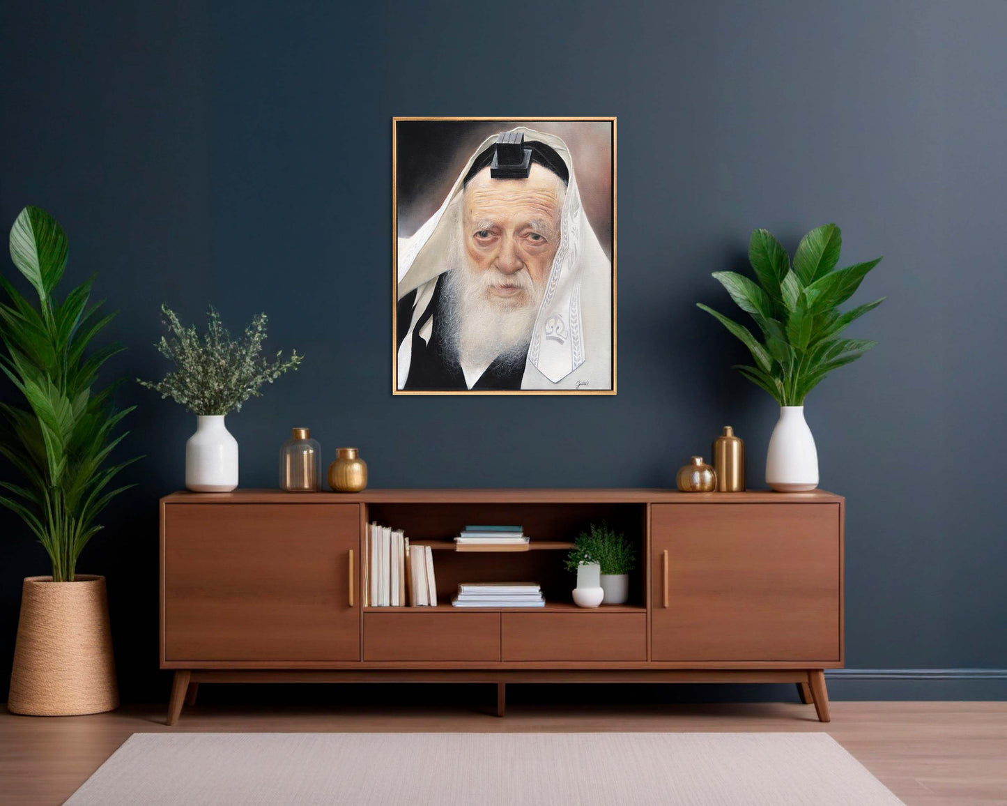 Rav Chaim Portrait in Oil